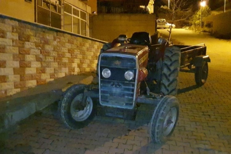 Bursa Gemlik'te traktör hırsızlığı şüphelisi gözaltına alındı