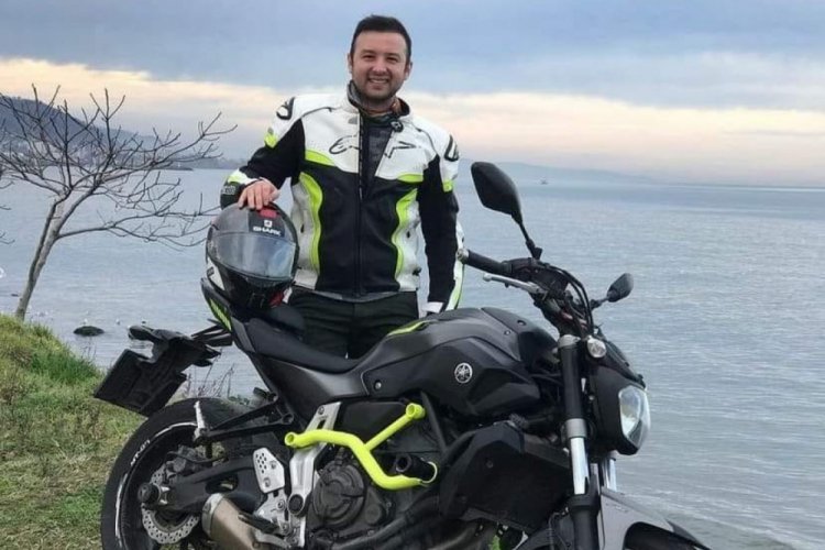 Devrilen motosikletteki özel güvenlik görevlisi öldü