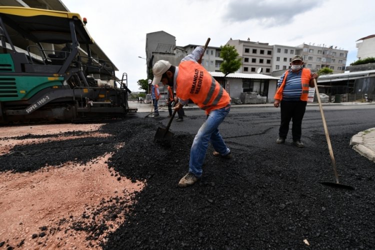Bursa Osmangazi'de 1 yılda 55 bin 700 ton asfalt