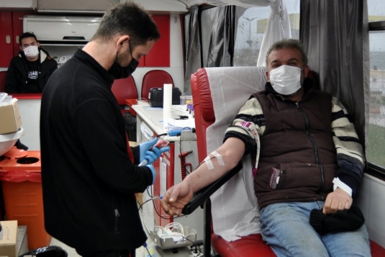 Lösemi hastası diş hekimi için Bursa Mudanya'da kök hücre bağışı toplandı