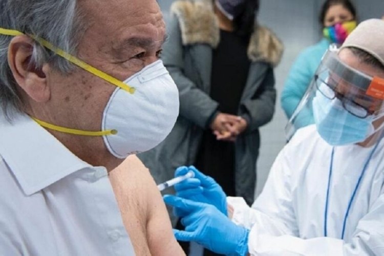 Antonio Guterres Kovid-19 aşısı oldu