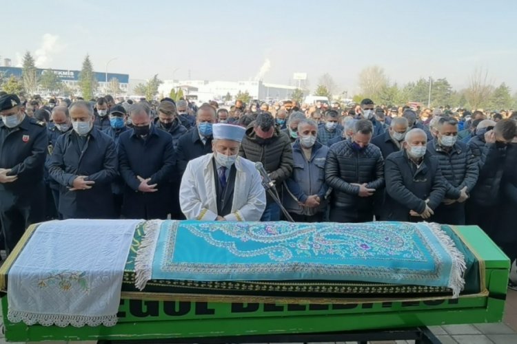 Bursa İneg&ouml;l Belediye Başkanı Taban'ın babası, son yolculuğuna uğurlandı