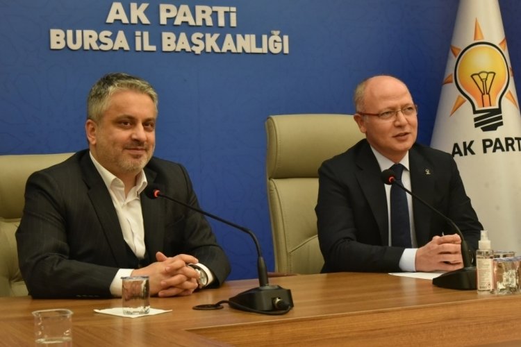 AK Parti Bursa İl Başkanı G&uuml;rkan'dan &ouml;nceki d&ouml;neme vefa &ouml;rneği