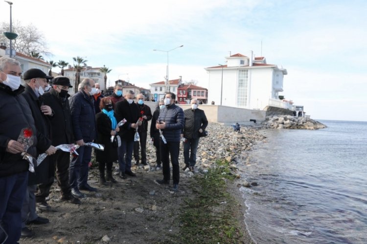 Bursa Mudanya'da m&uuml;badiller anıldı