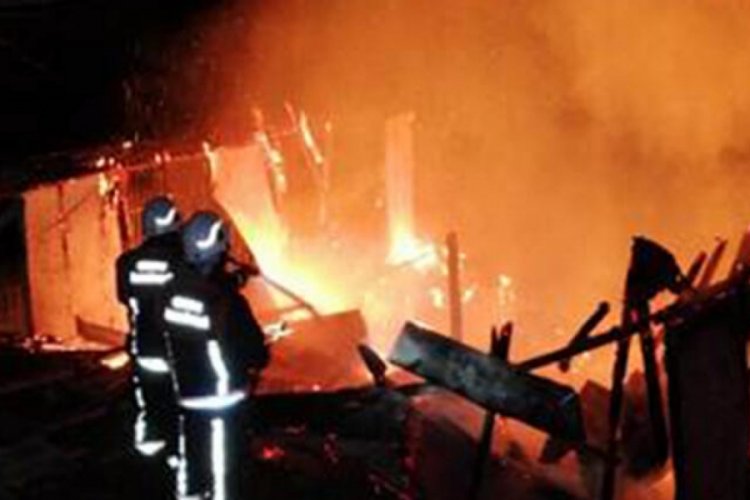 Ordu'da iki katlı evde yangın &ccedil;ıktı