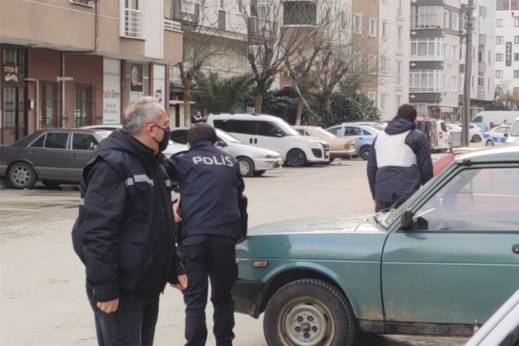 Bursa'da polis ekiplerine saldıran kişi yakalandı