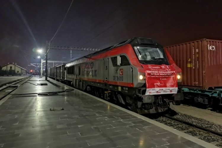 &Ccedil;in ve Rusya'ya giden ihracat treni Kayseri'de