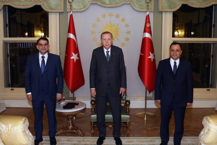 Cumhurbaşkanı Erdoğan, Salih Murat'ı kabul etti