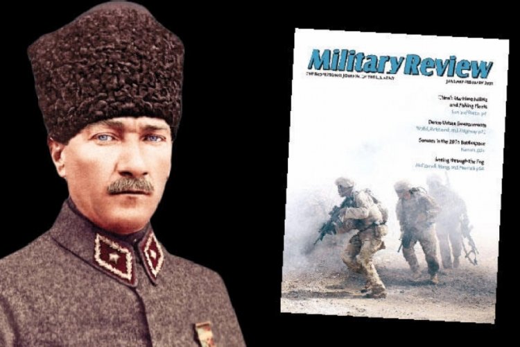 Amerikan askeri dergiden Atat&uuml;rk'e &ouml;vg&uuml;