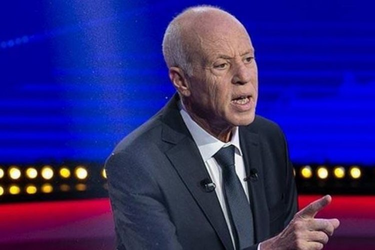 Tunus'ta "Cumhurbaşkanı Said'i karalama girişimlerine" karşı g&ouml;steri d&uuml;zenlendi