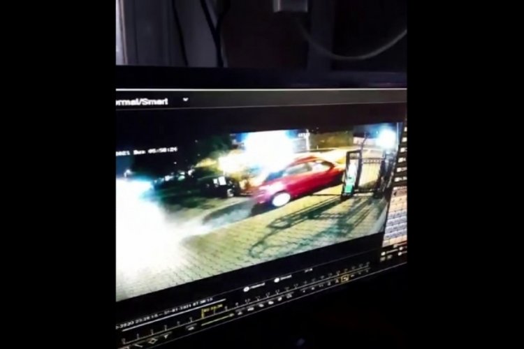 Pes dedirten hırsızlık kamerada