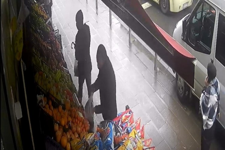 Marketten 6 paket kestane &ccedil;aldılar