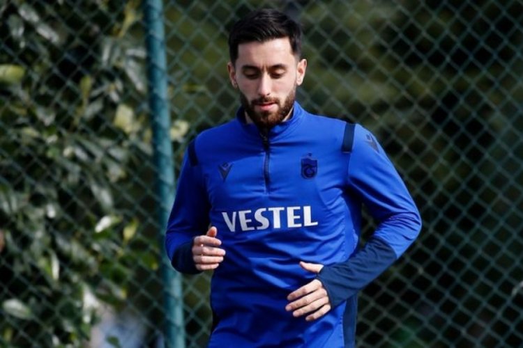 Trabzonspor'da Yunus Mallı ilk antrenmanına &ccedil;ıktı