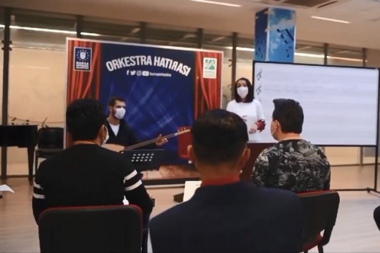 Bursa B&uuml;y&uuml;kşehir Belediyesi Orkestrası'ndan t&uuml;rk&uuml;l&uuml; korona mesajı