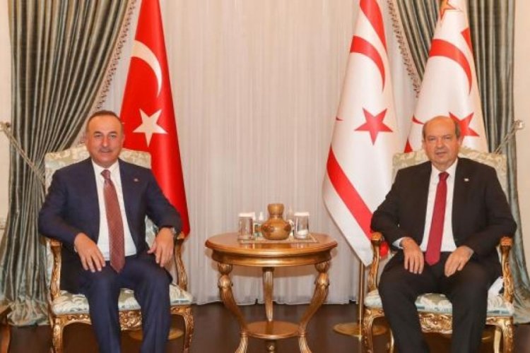 Bakan &Ccedil;avuşoğlu ve KKTC Cumhurbaşkanı'ndan ortak a&ccedil;ıklama