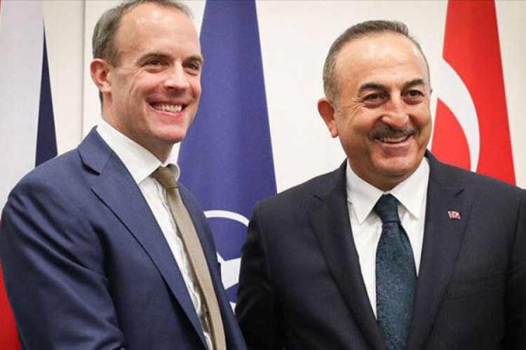 Mevl&uuml;t &Ccedil;avuşoğlu İngiliz mevkidaşı Raab ile g&ouml;r&uuml;şt&uuml;