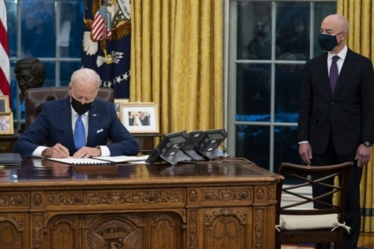 ABD Başkanı Joe Biden g&ouml;&ccedil;men ailelere birleştirme s&ouml;z&uuml; verdi