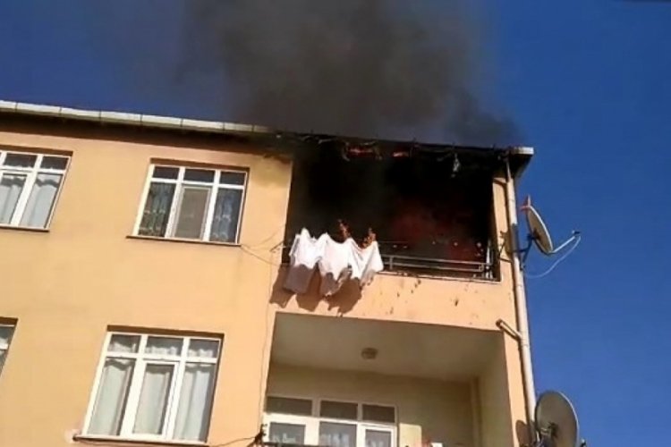 Kocaeli'nde korkutan yangın