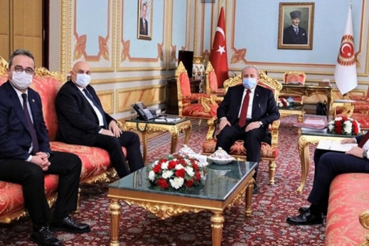 CHP heyeti, TBMM Başkanı ile g&ouml;r&uuml;şt&uuml;