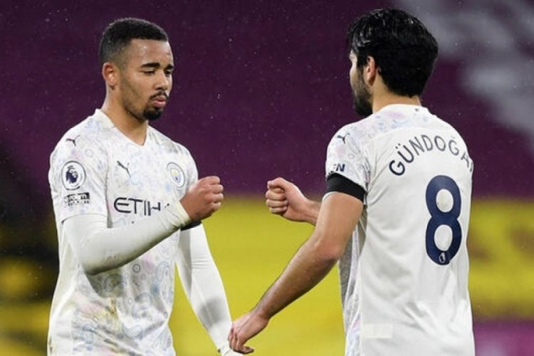 Manchester City Premier Lig'de &uuml;st &uuml;ste 9. ma&ccedil;ını kazandı