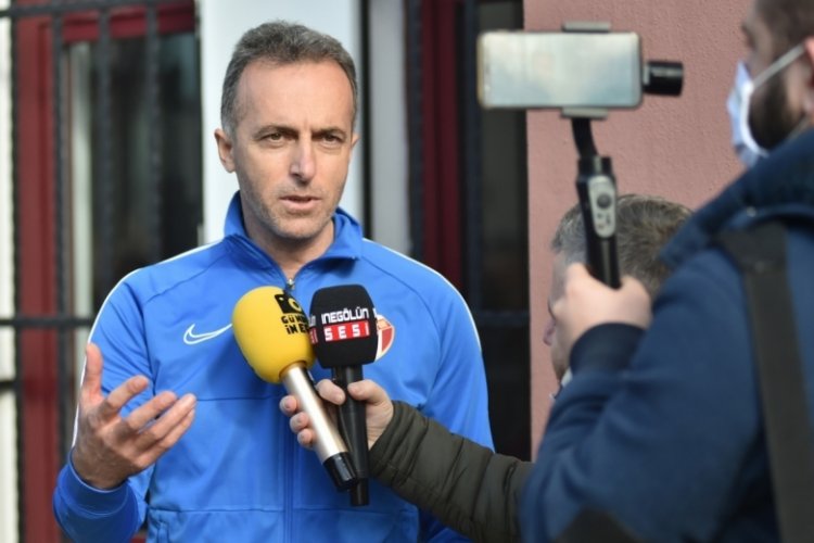İneg&ouml;lspor Teknik Direkt&ouml;r&uuml; Şahin: Lig burada bitmiyor