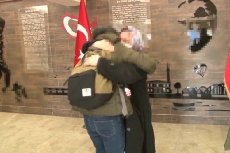 İkna yoluyla teslim olan ter&ouml;rist, ailesiyle buluşturuldu