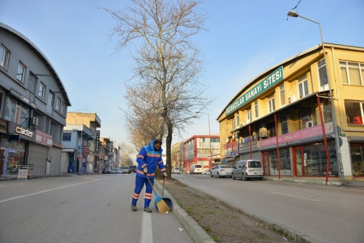 Bursa Yıldırım'da temizlik &ccedil;alışmaları hız kesmiyor