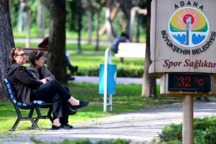 Adana'da termometreler 32 dereceyi g&ouml;sterdi