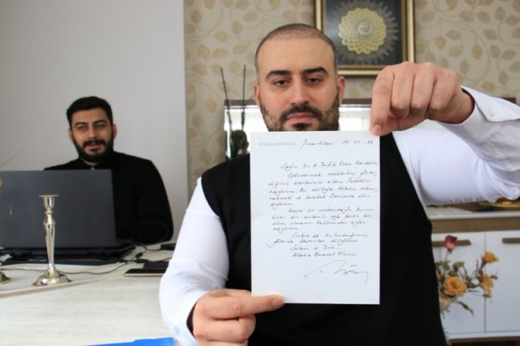 Cumhurbaşkanı Erdoğan'ın mektubu 22 yıl sonra ortaya &ccedil;ıktı