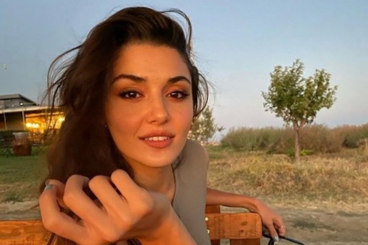 Hande Er&ccedil;el ev halini paylaştı