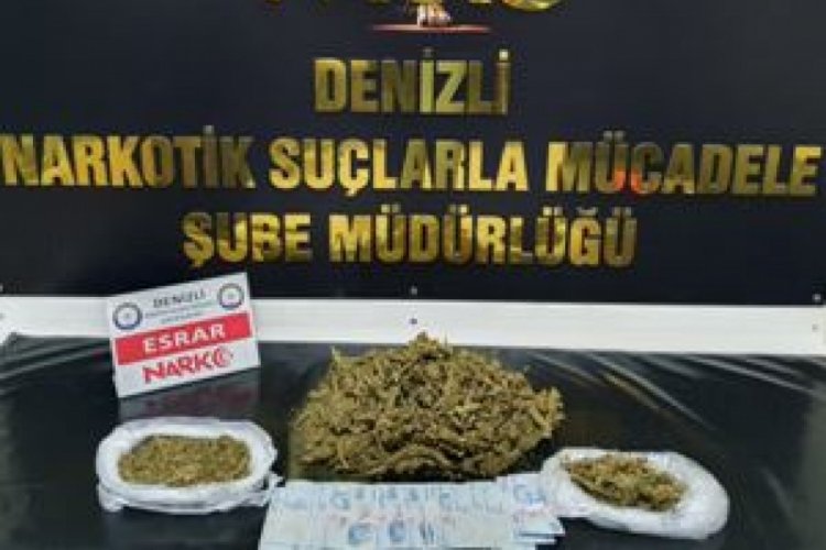 Denizli'de narkotik operasyonu