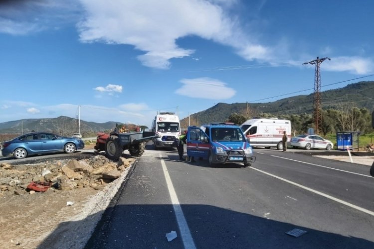 İzmir'de feci kaza: 2 yaralı