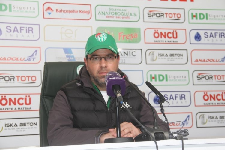 Bursaspor Teknik Sorumlusu Fazlı Tan: Oyuncularımızın ortaya koydukları performanstan memnunuz