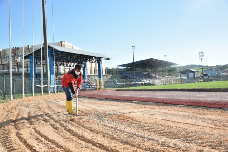 Bursa Mustafakemalpaşa il&ccedil;e stadı yenilendi