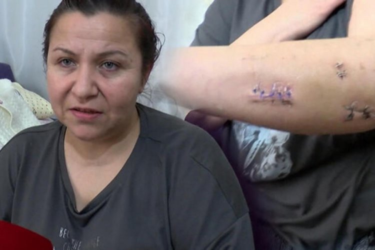 Eşini ve 40 g&uuml;nl&uuml;k bebeğini bı&ccedil;akladı