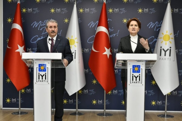 Destici, Akşener'i ziyaret etti
