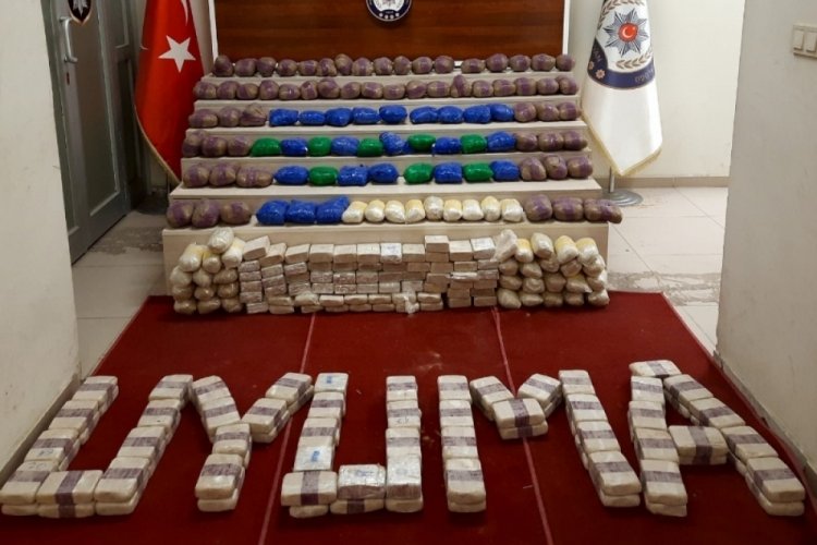 246 kilo eroin ele ge&ccedil;irildi