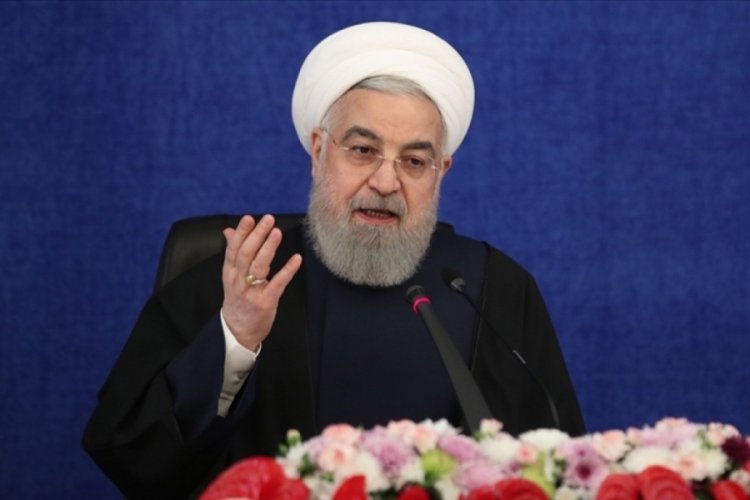 Ruhani, Trump'a karşı sergiledikleri duruş nedeniyle d&uuml;nyanın İran'a bor&ccedil;lu olduğunu belirtti