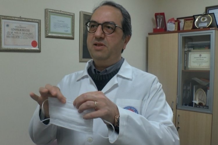 Profes&ouml;r Şener: Merdiven altı maskelere dikkat