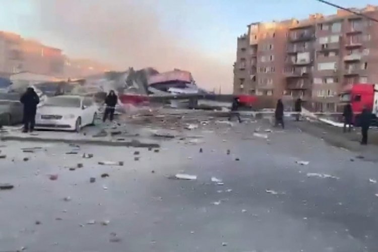 Rusya'da markette patlama