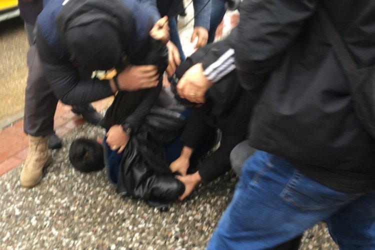 Bursa'da izinsiz Boğazi&ccedil;i g&ouml;sterisinde 19 g&ouml;zaltı