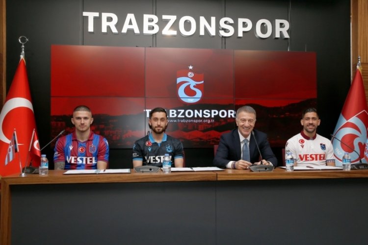 Trabzonspor, yeni transferleri i&ccedil;in imza t&ouml;reni d&uuml;zenledi