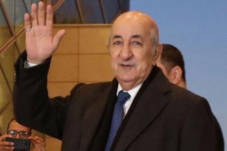 Cezayir Cumhurbaşkanı Tebbun, tedavi i&ccedil;in gittiği Almanya'dan &uuml;lkesine d&ouml;nd&uuml;