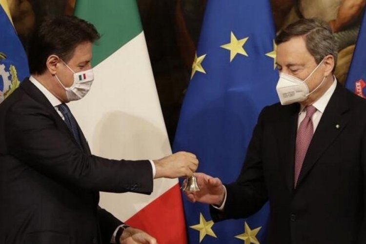 İtalya'da Draghi h&uuml;k&uuml;meti yemin ederek g&ouml;reve başladı