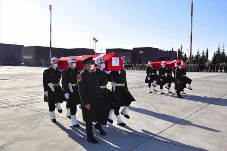 Gara'daki şehitler Altıntaş ve Kabaklı'nın naaşları memleketine getirildi