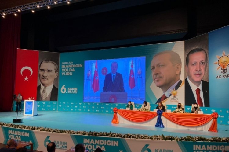 AK Parti Bursa 6. Olağan İl Kadın Kolları Kongresi ger&ccedil;ekleştirildi!&nbsp;