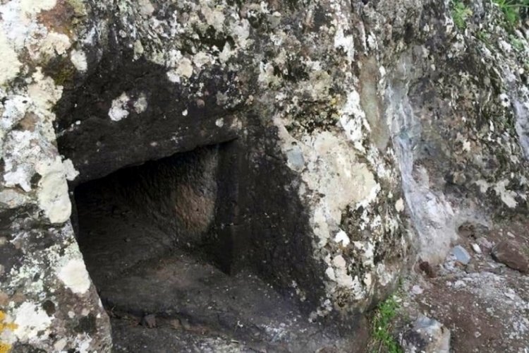 4 bin yıllık mezarlık, hiltiyle delindi