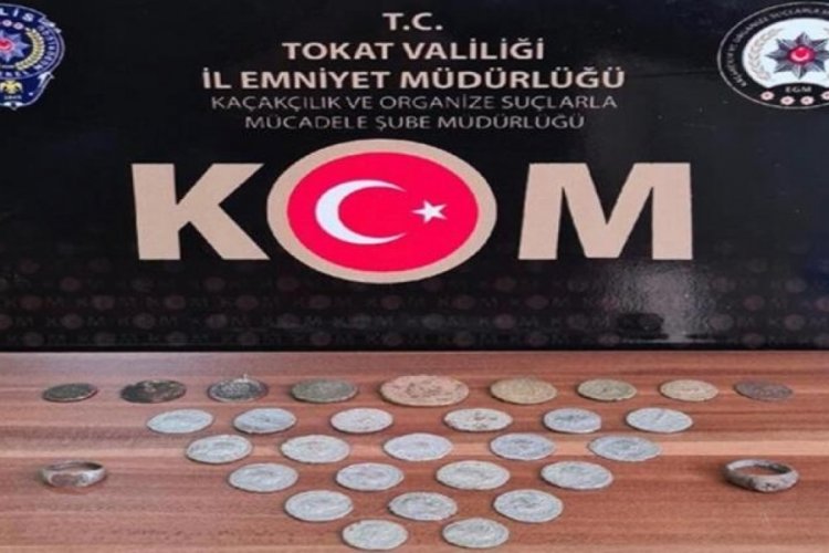 Tokat'ta tarihi eser operasyonu