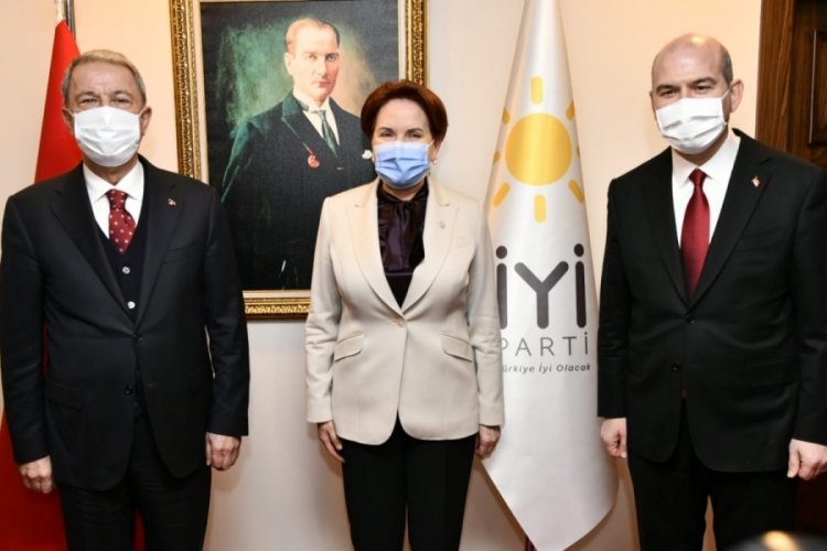 Akar ve Soylu'dan Akşener'e ziyaret