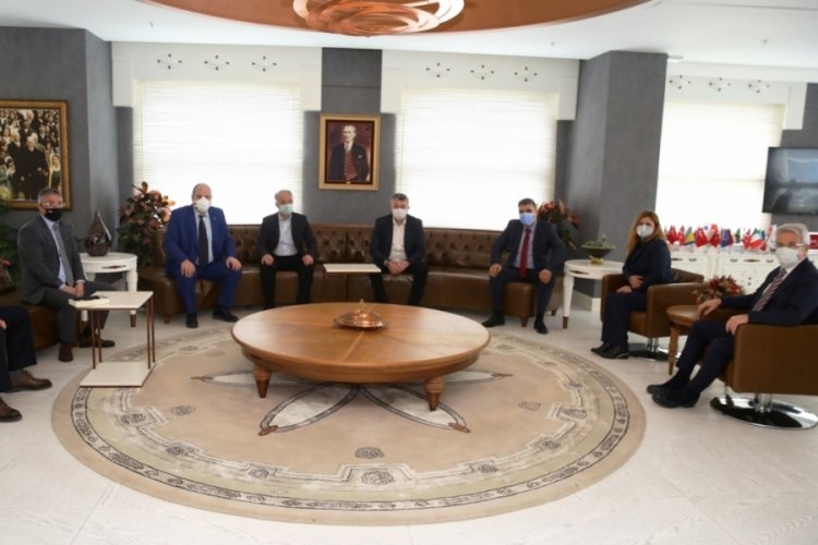 Bulgaristan Hak ve &Ouml;zg&uuml;rl&uuml;kler Hareketi'nden Bursa Nil&uuml;fer Belediye Başkanı Erdem'e ziyaret